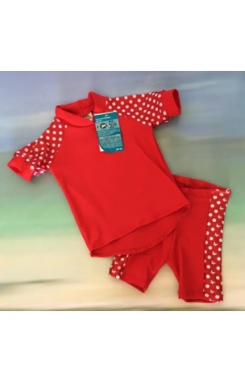 Sale Baby Fuschia / Daisy Short Sleeve Shirt and shorts (Image Colours different, Size 18 months to 3 years only)